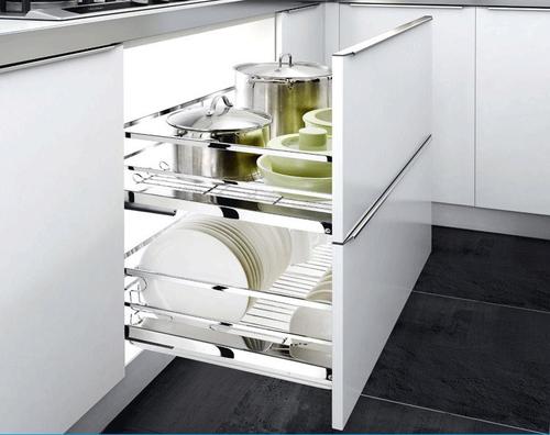 櫥柜自動伸縮拉籃安裝方法，安裝方法有竅門