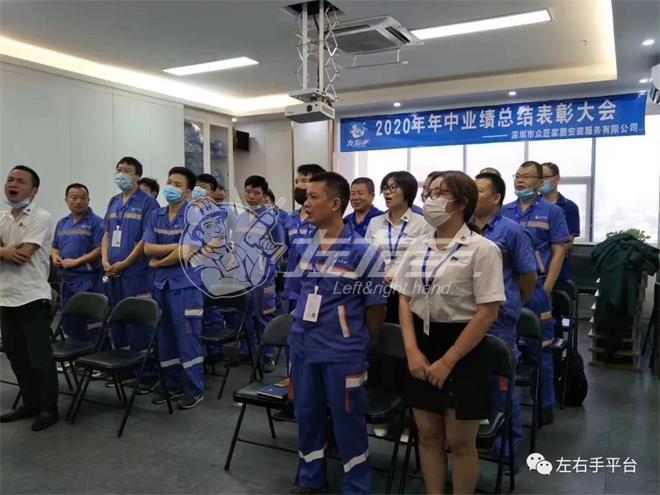 2020上半年眾匠服務(wù)公司表彰大會