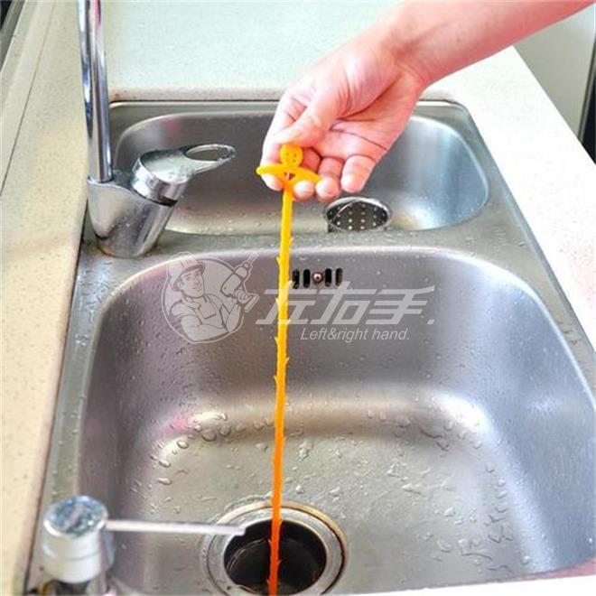 廚房下水管道堵塞怎么辦&mdash;&mdash;長(zhǎng)鐵絲鉤取