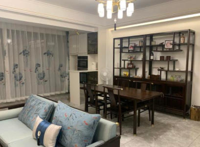 家具裝修效果圖：裝修現(xiàn)代中式風(fēng)格，實(shí)木家具簡單上檔次，全屋溫文爾雅又耐看