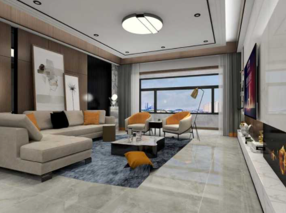 【地磚種類價格】淺灰色地磚應(yīng)如何搭配客廳家具？