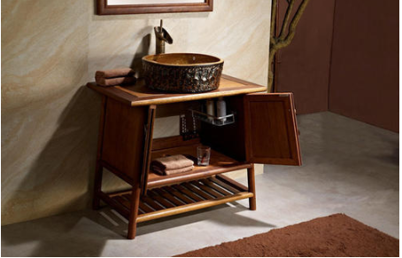 【整體實(shí)木浴室柜】紅木實(shí)木浴室柜好不好，紅木家私浴室柜選購(gòu)要點(diǎn)