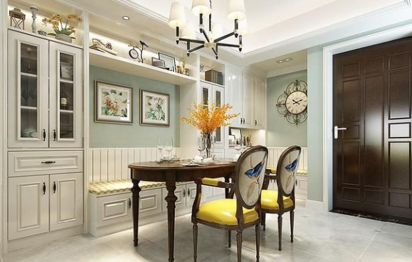 【餐廳家具】餐桌要怎么選才好看,美式風(fēng)格長(zhǎng)桌還是中式圓桌